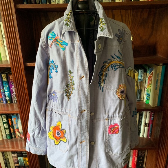 Anthropologie Embroidered Jacket - Picture 2 of 8